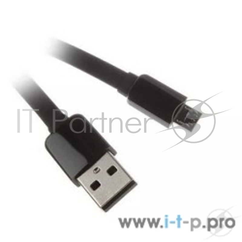 Кабель Кабель Continent USB A - микро USB В 2.0 1м QCU-5102BK