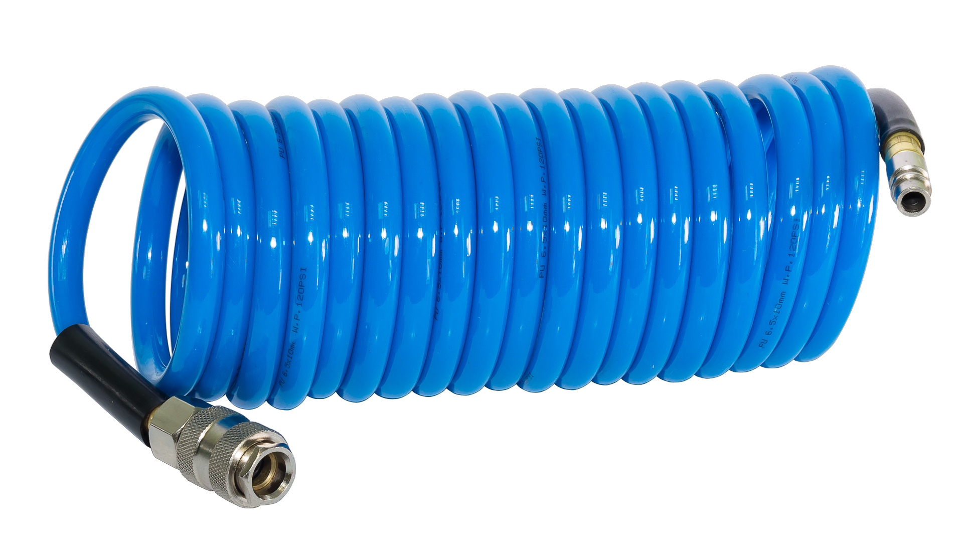 Шланг FUBAG 170304 спиральный с фитингами рапид полиуретан 15бар 8x12мм 5м