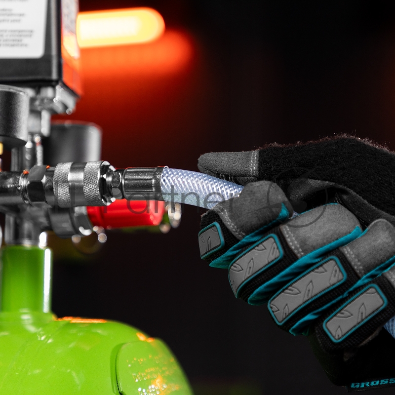 Шланг STELS 57025 пневматический пвх 10x16мм 18бар армированный прозрачный быстросъемное соединени