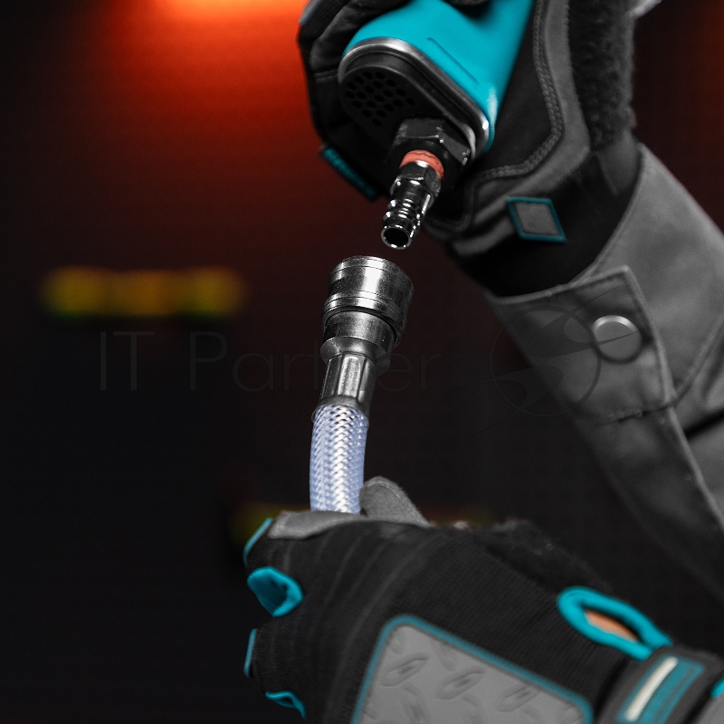 Шланг STELS 57025 пневматический пвх 10x16мм 18бар армированный прозрачный быстросъемное соединени