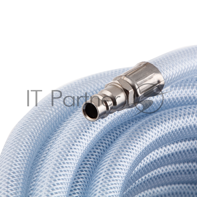 Шланг STELS 57025 пневматический пвх 10x16мм 18бар армированный прозрачный быстросъемное соединени