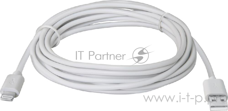 Кабель Defender USB кабель ACH01-10BH белый, USB(AM)-Lightning, 3м (87466)