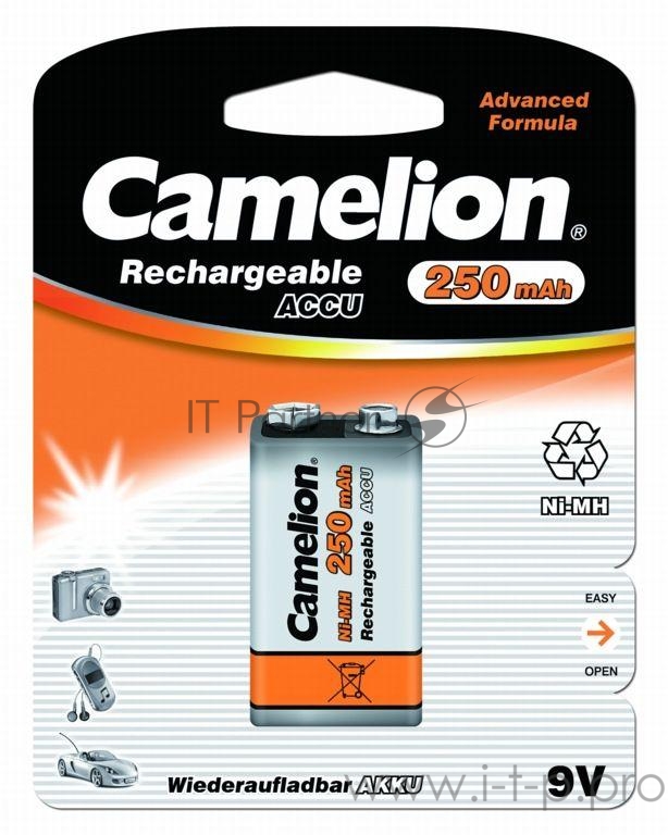 Аккумулятор Camelion 9V-250mAh Ni-Mh BL-1 аккум-р,9В 5014