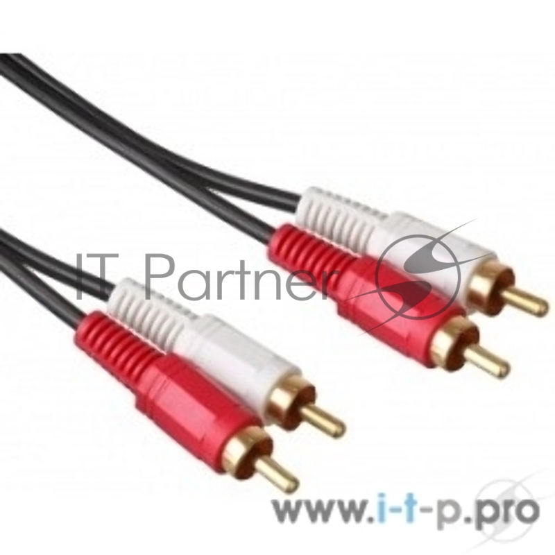 Кабель Exegate EX254080RUS Кабель аудио (2xRCA - 2xRCA) 5м Exegate, позолоченные разъемы