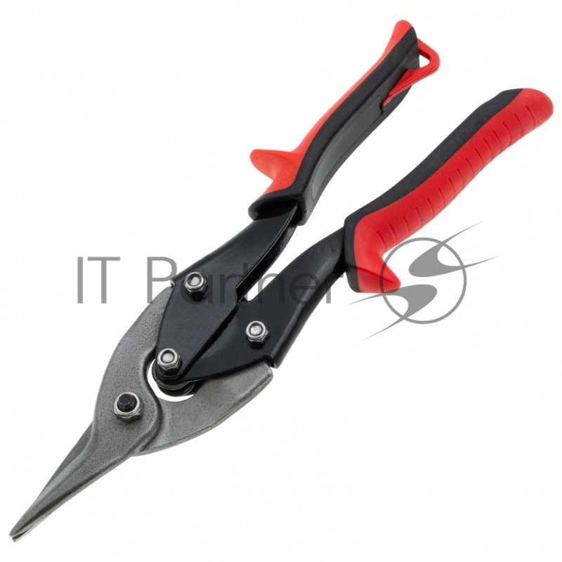 Ножницы по металлу MATRIX 78330 250мм пряморежущие обрезиненные рукоятки