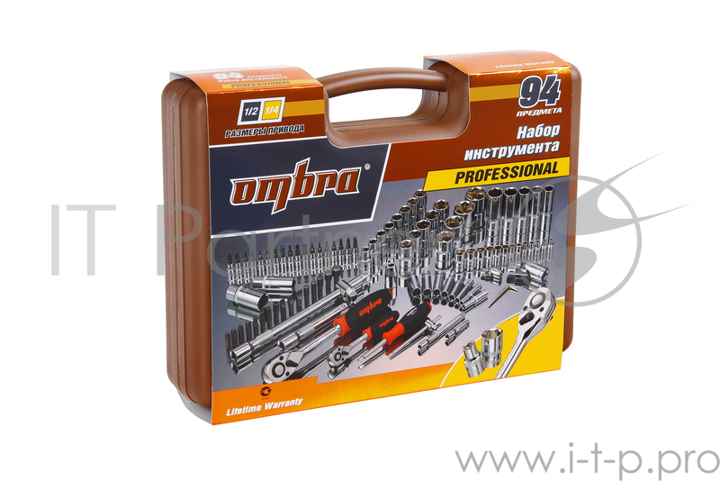 Набор инструментов Ombra ОМТ94S 94 предмета (жесткий кейс)
