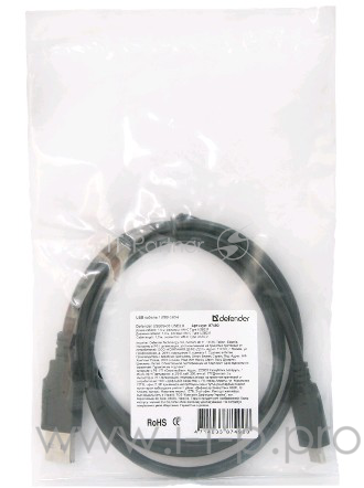 Кабель Defender USB кабель USB09-03 USB2.0 AM-C Type, 1.0 м (87490)