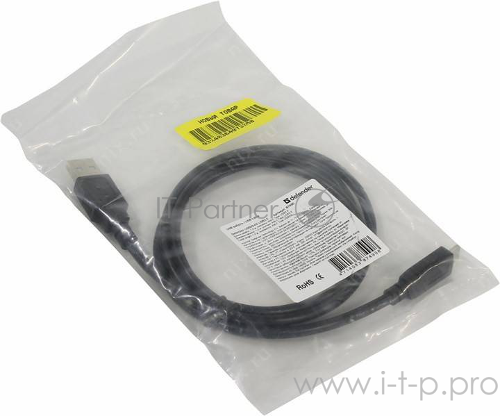 Кабель Defender USB кабель USB09-03 USB2.0 AM-C Type, 1.0 м (87490)