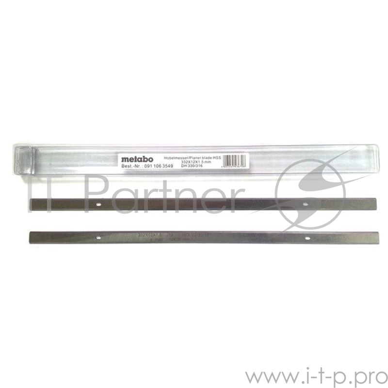 ножи для рубанков Metabo DH330 0911063549 Ножи HSS 332x12x1.5, 2 штуки