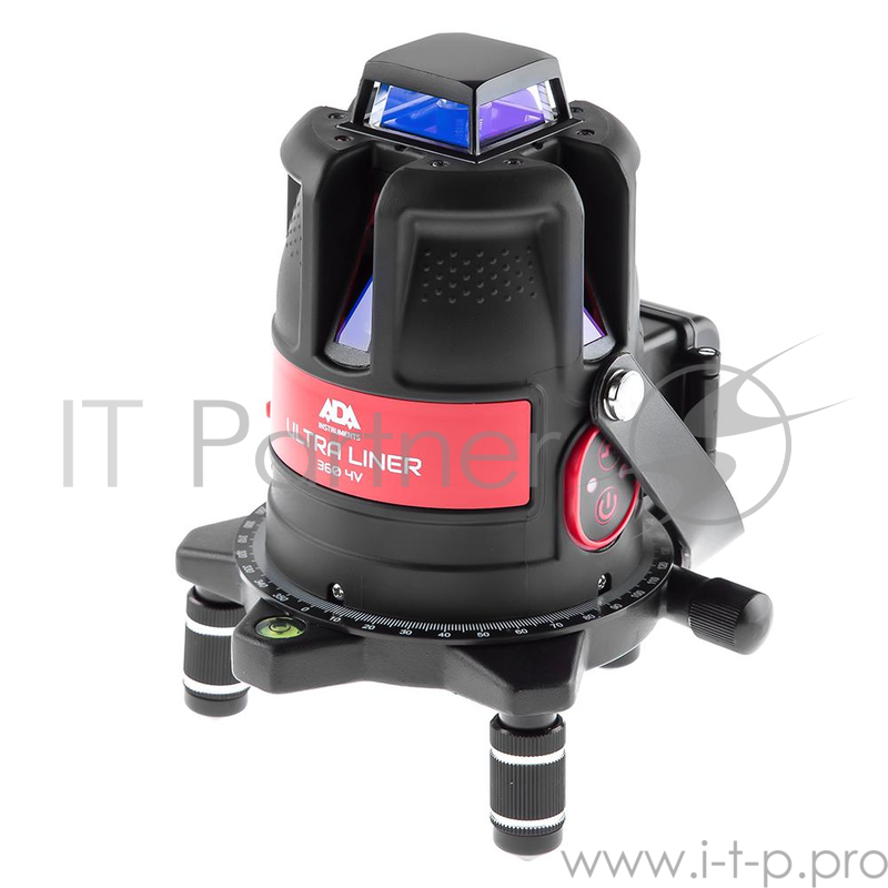 Уровень ADA ULTRALINER 360 4V дальность20(70)м точность0.3мм/м кейс