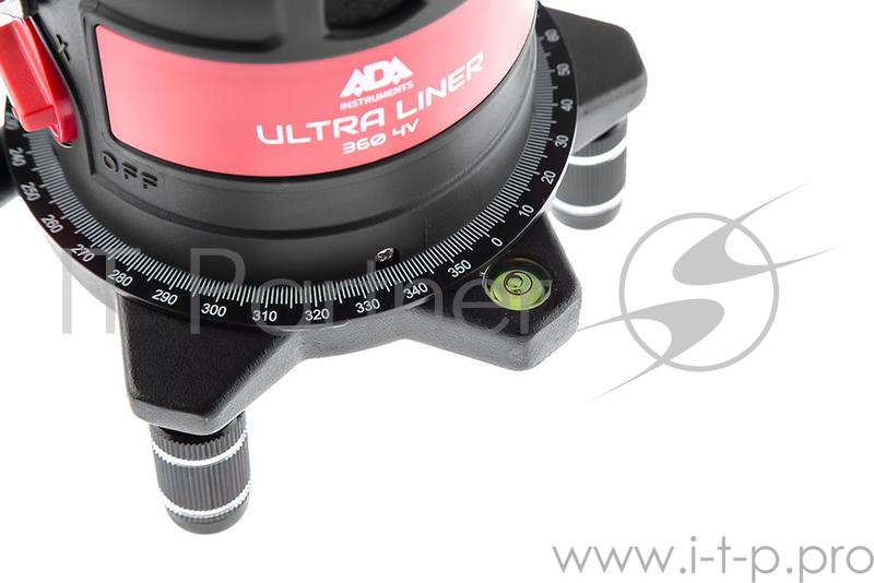Уровень ADA ULTRALINER 360 4V дальность20(70)м точность0.3мм/м кейс