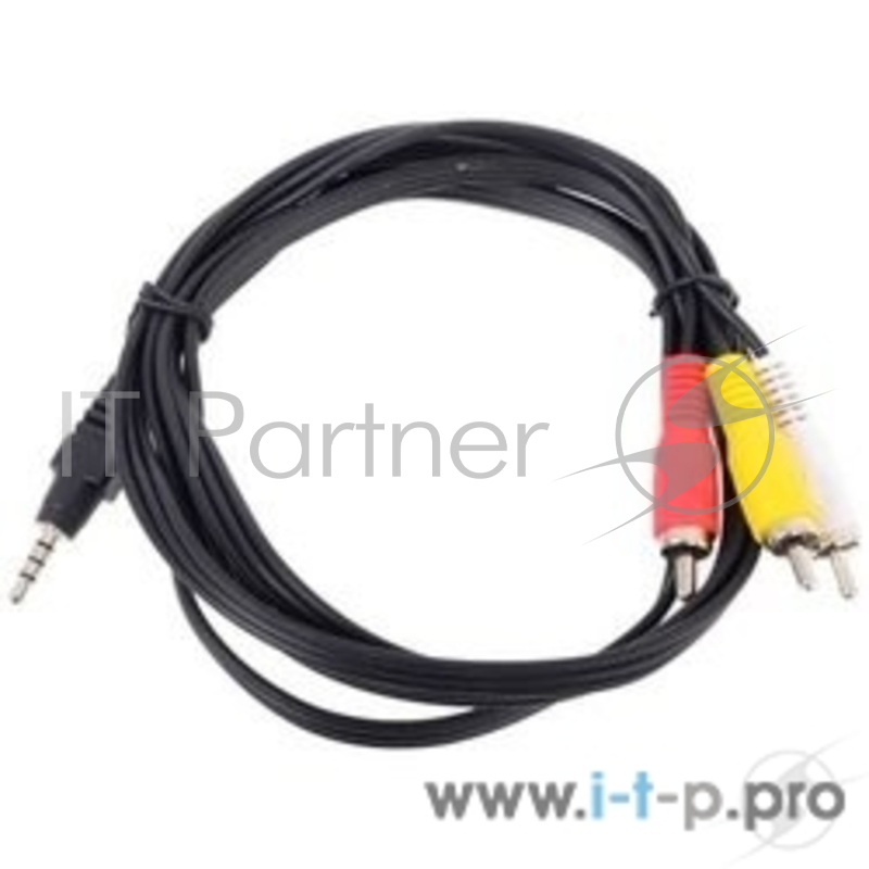 Кабель VCOM CV213-1.5M Кабель соединительный 3.5 Jack (M)/3 RCA (M)