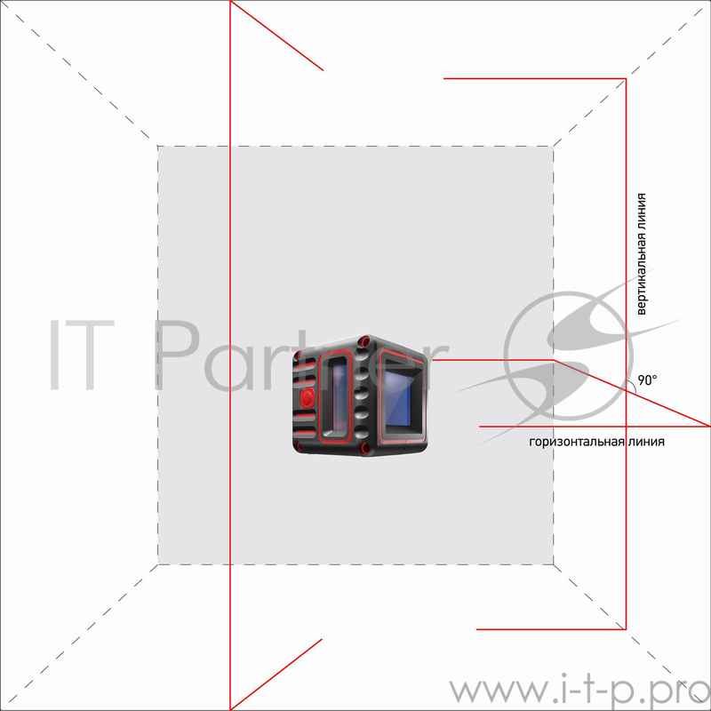 Лазерный уровень ADA Cube 3D Home Edition 1.5А штатив нейлоновая сумка 65х65х65мм до 20м