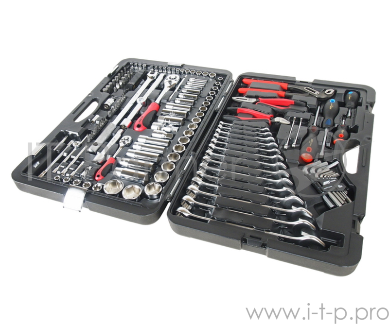 Набор инструментов JTC H145C 1/4'' и 1/2'' 6-гранный в кейсе 145пр.