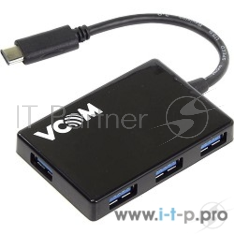 Кабель VCOM DH310 Кабель USB Type-Cm -- концентратор 4 port USB3.0 + microUSB Bf