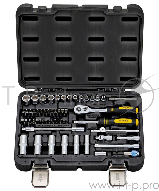 Набор инструментов BERGER BG055-14 55 предметов