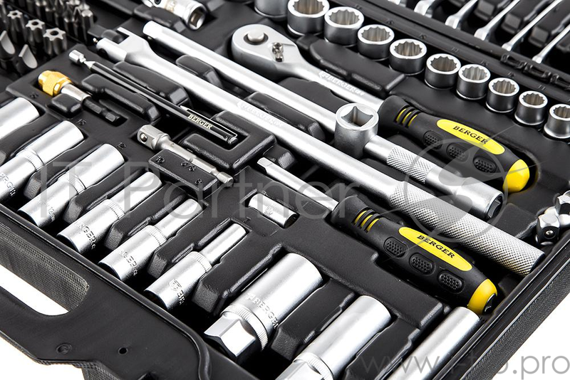 Набор инструментов BERGER BG100-3814 универсальный 100 предметов