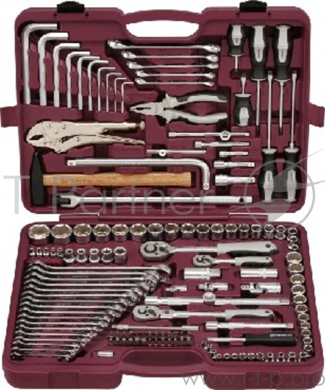 Набор инструментов THORVIK UTS0142 универсальный 1/4'' 3/8'' и 1/2''DR 142 предмета