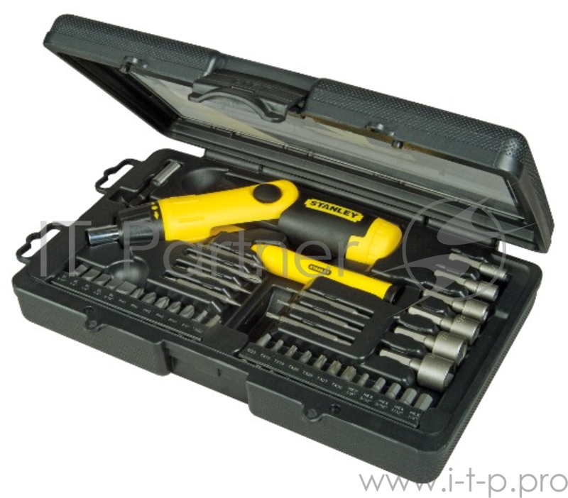 Набор отверток STANLEY 0-63-038 38 предметов со вставками, в футляре
