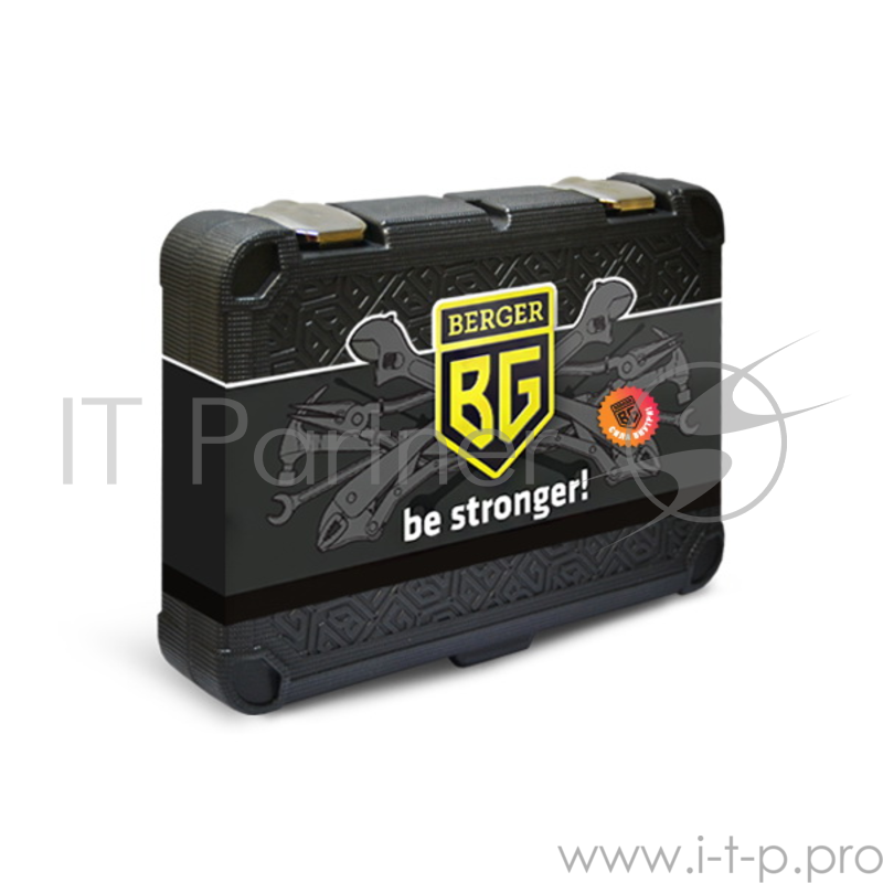 Набор бит BERGER BG-45SB ручка+биты 45 предметов в кейсе