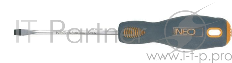 Отвертка NEO 04-011 плоская 3.0x75мм, CrMo