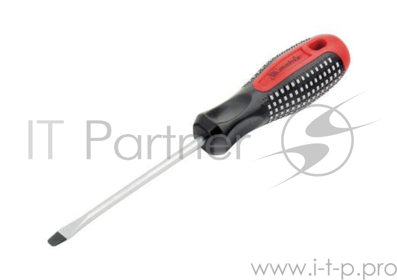 Отвертка MATRIX 11423 fusion sl6.0х100мм crv 3х компонентная рукоятка anti slip