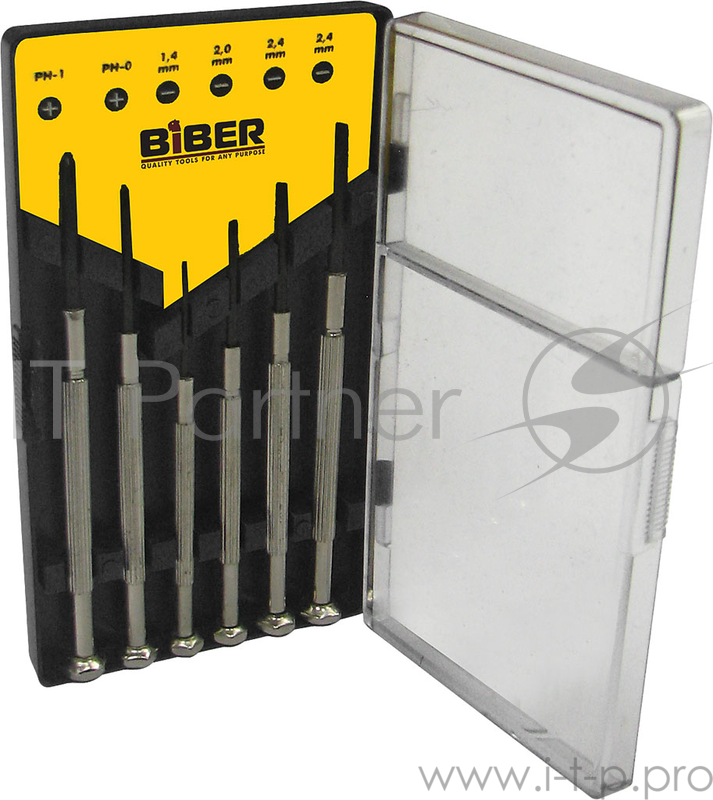Набор отверток BIBER 85565 для точных работ 6шт.