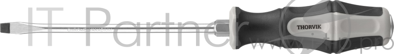 Отвертка THORVIK SDLG610 шлицевая ударная sl6х100мм