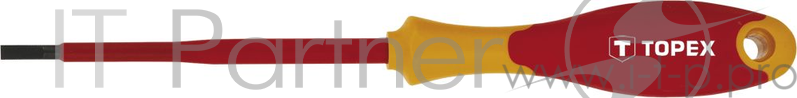 Отвертка TOPEX 39D470 шлицевая 1000В 2.5x75мм CrMo
