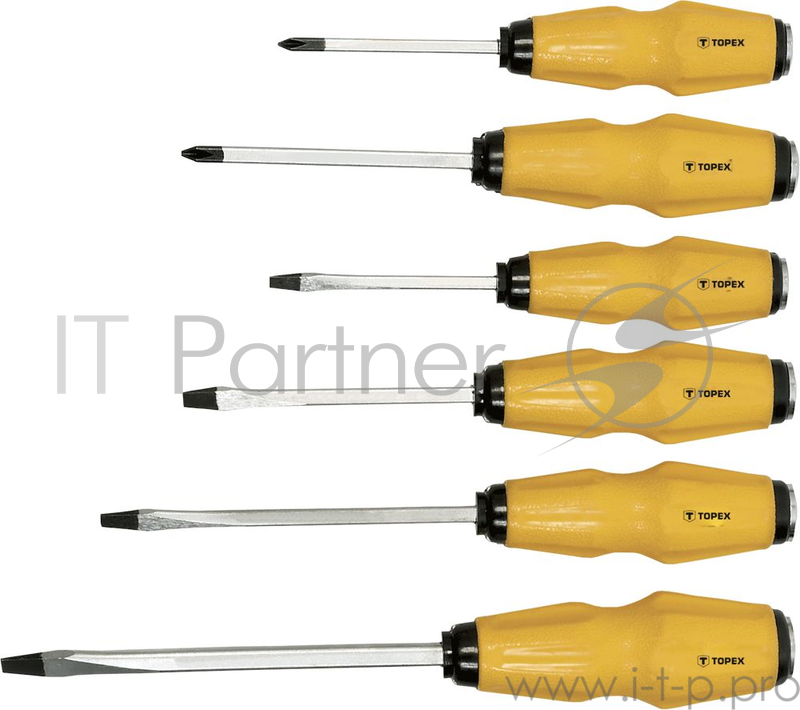 Набор отверток TOPEX 39D504 ударные 6шт.
