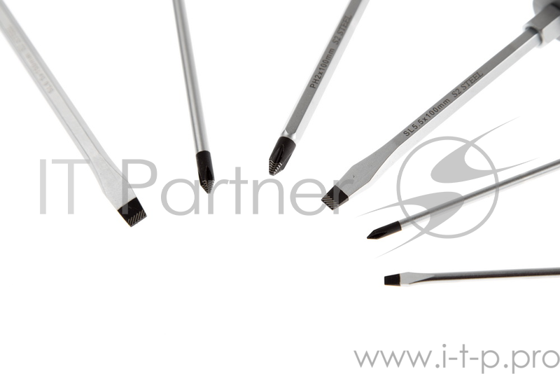 Набор отверток GROSS 12164 6 шт, S2, трехкомпонентная рукоятка