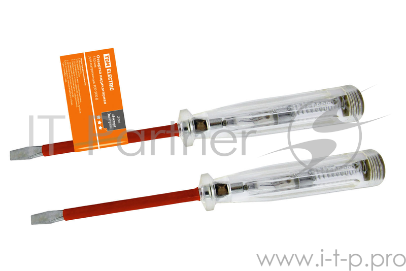 Отвертка индикаторная ТДМ ЭкспертЭлектрик SQ1015-0002 150мм 100-500В