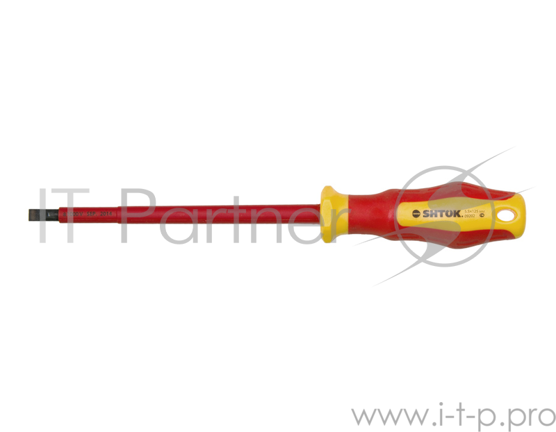 Отвертка SHTOK. 09202 1000в sl5.5x125мм