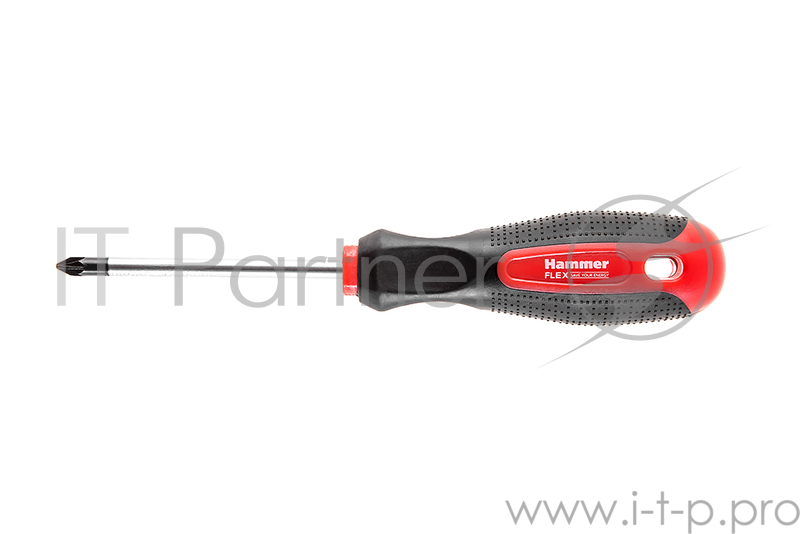 Отвертка Hammer Flex 601-024 PZ-1x75мм крестовая CRV