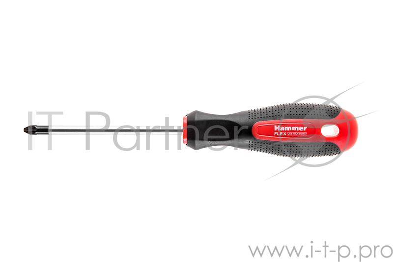 Отвертка Hammer Flex 601-025 PZ-2x100мм крестовая CRV