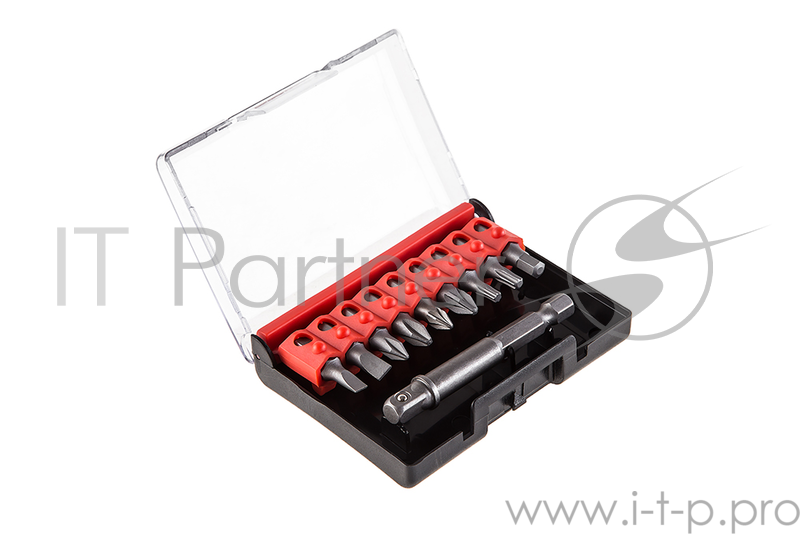 Отвертка Hammer Flex 601-027 с набором бит и головок (19 шт.) Т-образная рукоятка, CRV