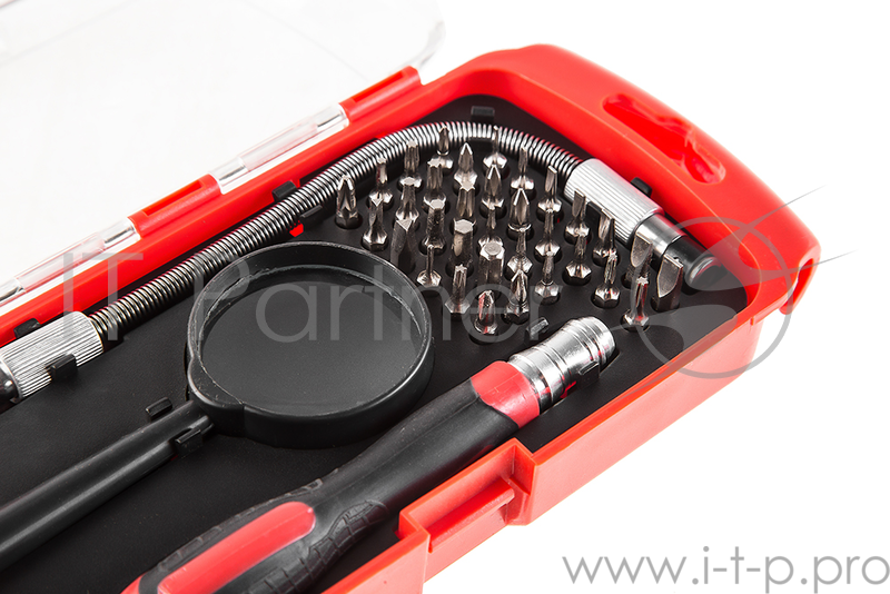 Отвертка Hammer Flex 601-033 с набором бит (33 шт.) для точных работ