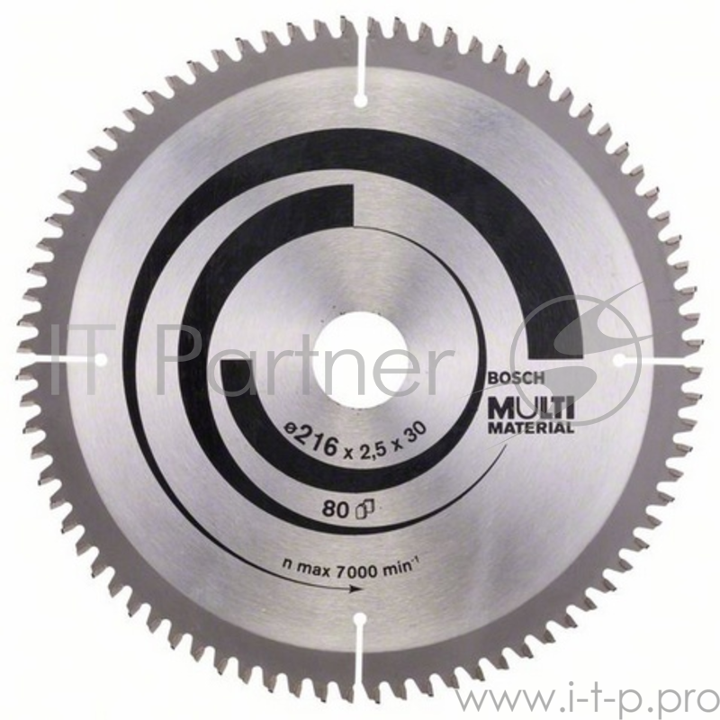 Круг пильный твердосплавный BOSCH 2608640447 216х30х2,5мм 80 MULTI