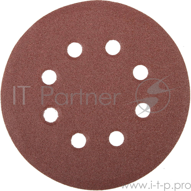 Круг фибровый STAYER MASTER 35452-125-100 8 отверстий велкро P100 125мм 5шт.