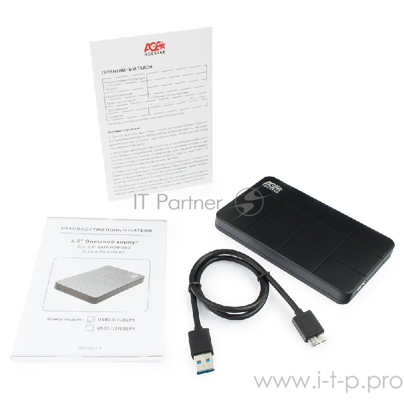 Контейнер для HDD AgeStar 3UB2P1 USB 3.0 Внешний корпус 2.5