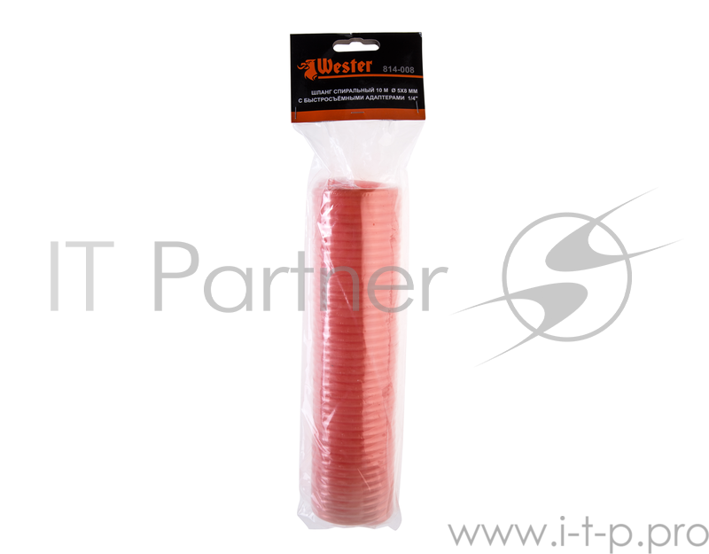 Шланг спиральный WESTER 814-008 10м 5х8мм с адаптерами БРС (евро)