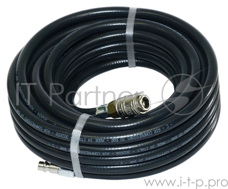 Шланг FUBAG 170102 с фитингами рапид маслостойкая термопластичная резина 20бар 6x11мм 15м