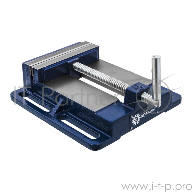 Тиски КОБАЛЬТ 246-067 станочные ширина губок 150мм захват 78мм 9.5кг коробка