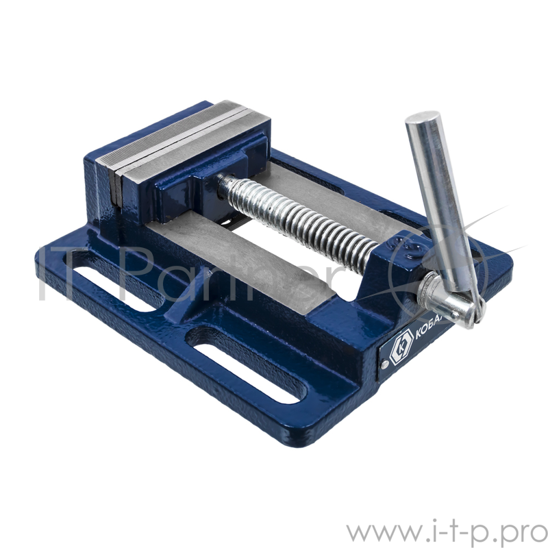 Тиски КОБАЛЬТ 246-036 станочные ширина губок 75мм захват 78мм 2кг коробка