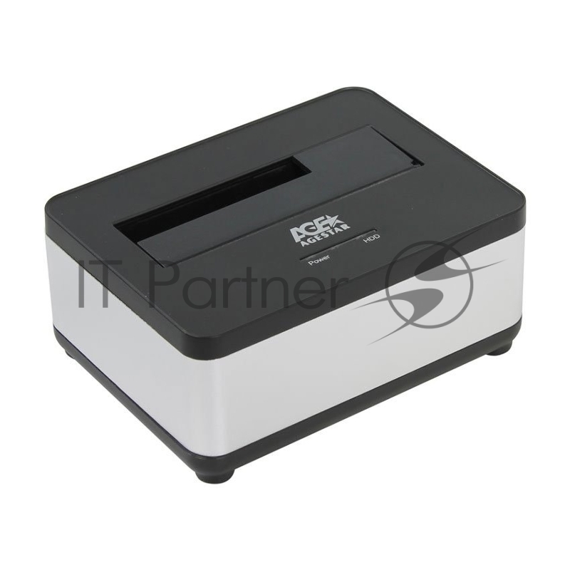 Контейнер для HDD AgeStar 3UBT7 (SILVER) Докстанция 2,5/3,5 SATAIII AgeStar 3UBT7 (SILVER) USB 3.0, пластик, серебристый