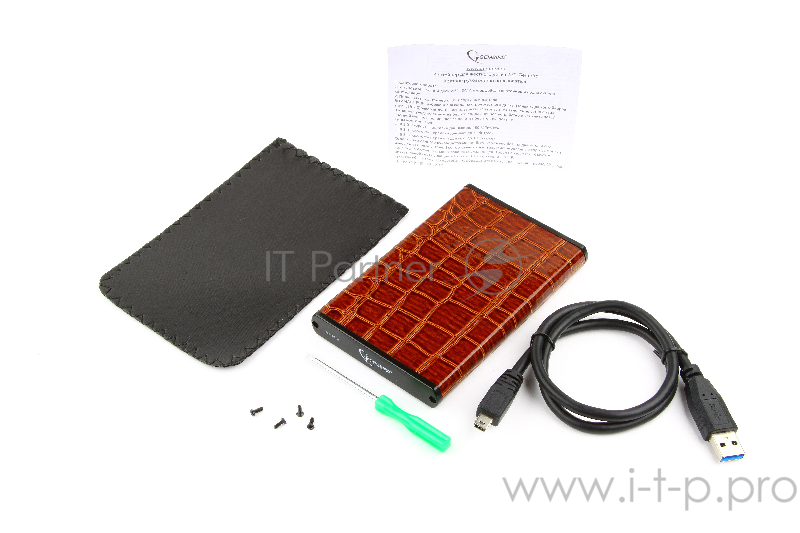 Контейнер для HDD Gembird EE2-U3S-70L-BR Внешний корпус 2.5