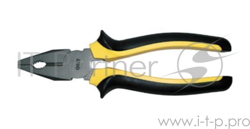 Плоскогубцы FIT 50626 стайл черно-желтая ручка молибденовое покрытие 160мм