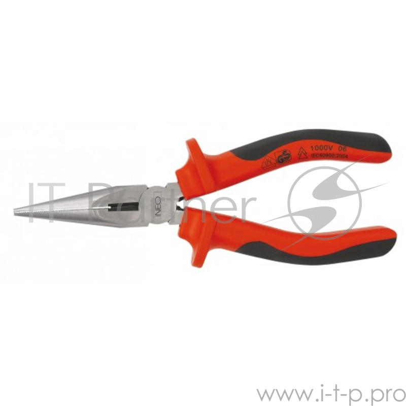 Плоскогубцы NEO 01-053 удлиненные прямые 160мм, до 1000В