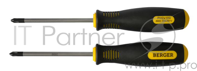 Отвертка BERGER BG1049 крестовая ph3x150мм