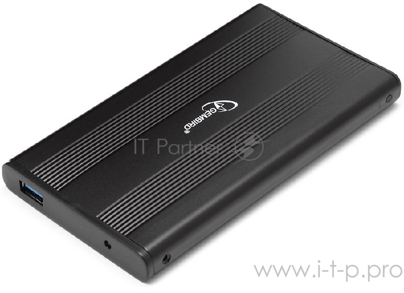 Контейнер для HDD Gembird EE2-U3S-5 Внешний корпус 2.5 Gembird EE2-U3S-5, черный, USB 3.0, SATA, металл